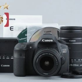 【中古】Canon キヤノン EOS 60D ダブルズームキット シャッター回数僅少