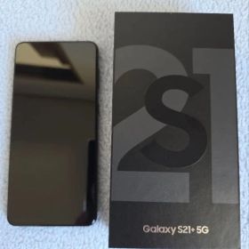 【au】Samsung Galaxy S21+ 5G ブラック本体 SIMフリー