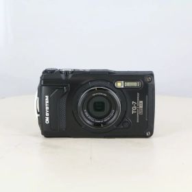 【中古】 TG-7 ブラック【中古カメラ コンパクトデジカメ】 ランク：B