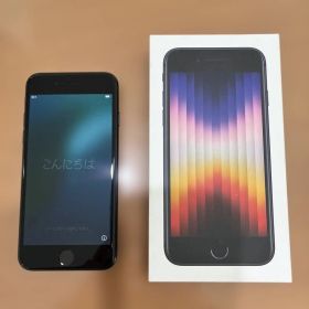 バッテリー最大容量85% iPhone SE 第3世代 64GB ミッドナイト