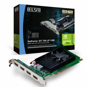 【中古】【非常に良い】ELSA GEFORCE GT 730 1GB QD グラフィックスボード GD730-1GERQD