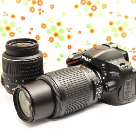 Nikon D5100☆スマホに送れる！☆ダブルレンズ！☆付属品多数！