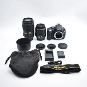 B#11418 Nikon デジタル一眼レフカメラ D5100 ダブルズームキット D5100WZ