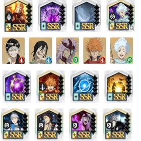 ブラッククローバーモバイル 魔法帝への道 検索可 人気キャラ1体~...