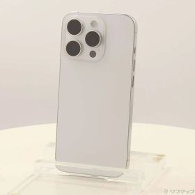 ソフマップ 〔中古品〕 iPhone15 Pro 512GB ホワイトチタニウム MTUJ3J／A SIMフリー【297】