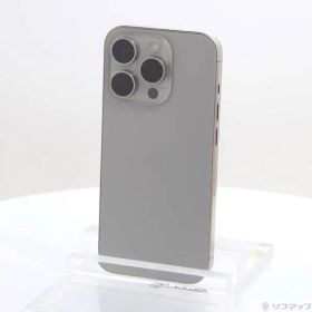 ソフマップ 〔中古品〕 iPhone15 Pro 256GB ナチュラルチタニウム MTUF3J／A SIMフリー【297】