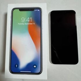 iPhone X 256GB シルバー 本体 箱あり