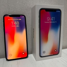 【バッテリー95%】iPhone X スペースグレイ 256GB