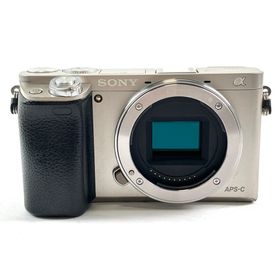 ソニー α6000 ボディ ILCE-6000 S シルバー 中古(ミラーレス一眼)