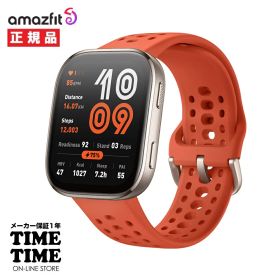 【MAX20対象ストア！最大2,000円OFFクーポン！ポイント最大47倍】Amazfit アマズフィット Bip6 レッド スマートウォッチ GPS Bluetooth通話 オフラインマップ機能 SP170074C03 【安心のメーカー1年保証】