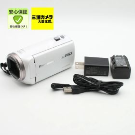 【極上品】Panasonic HC-V480MS ホワイト 32GB 高倍率90倍ズーム HDビデオカメラ