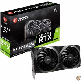 【5日最大1500円クーポン】MSI GeForce RTX 3070 VENTUS 2X OC グラフィックスボード VD7419