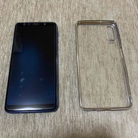 サムスン(SAMSUNG)の中古 SAMSUNG Galaxy A7 ブルー SM-A750C SIMフリー(スマートフォン本体)