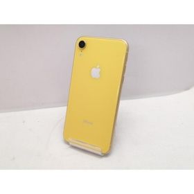 【中古】Apple SoftBank 【SIMロック解除済み】 iPhone XR 64GB イエロー MT082J/A【仙台駅東口】保証期間１ヶ月【ランクC】
