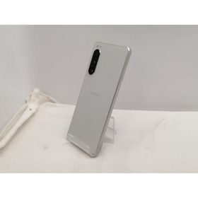 【中古】SONY au 【SIMフリー】 Xperia 5 IV 8GB 128GB SOG09 エクリュホワイト【仙台駅東口】保証期間１ヶ月【ランクB】