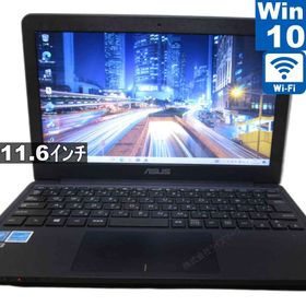 【中古】 ASUS VivoBook E200HA-DBLUE Atom x5-Z8300 1.44GHz Windows10 Home 充電可 Wi-Fi 保証付 [95631]