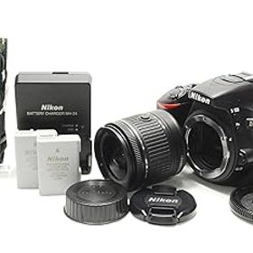 【中古】Nikon デジタル一眼レフカメラ D5600 AF-P 18-55 VR レンズキット ブラック D5600LKBK