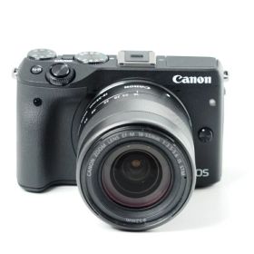 Canon ミラーレス一眼カメラ EOS M3 レンズキット ブラック EF-M18-55mm F3.5-5.6 IS STM 付属 EOSM3BK-1855ISSTMLK #14176