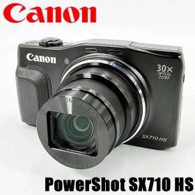 キヤノン CANON PowerShot SX710 HS ブラック コンデジ カメラ 中古
