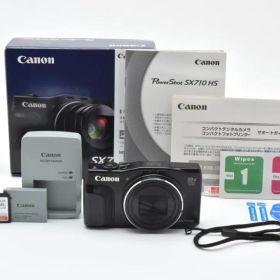 美品 Canon PowerShot SX710 HS ブラック/SD32GB