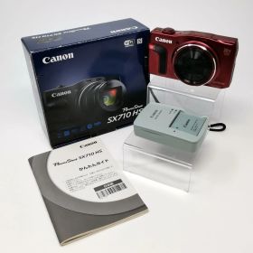 Canon Power Shot SX710 HS PC2194 赤 レッド 箱あり SDカードなし 動作確認済み 設定初期化済み 中古品 管理番号KKVNKO5015