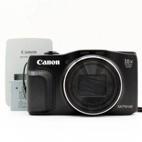 【新品級】CANON PowerShot SX710 HS ブラック#9139