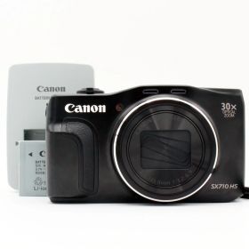 【新品級】CANON PowerShot SX710 HS ブラック#9140