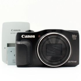【新品級】CANON PowerShot SX710 HS ブラック#9138
