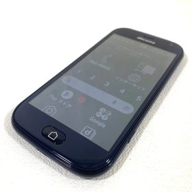 【美品】富士通 らくらくスマートフォン F-42A ネイビー docomo/SIMフリー、残債なし