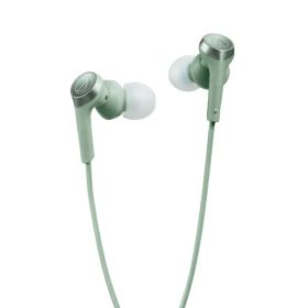 オーディオテクニカ｜audio-technica イヤホン カナル型 USB type-C グリーン ATH-CKS330C GR [カナル型 /USB]