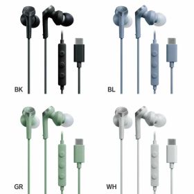 USB Type-C用イヤホン ATH-CKS330Cオーディオテクニカ ヘッドホン USBType-C用 重低音 小型 軽量 DAC内蔵 BK BL GR WH