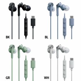 [エントリーでポイント最大10倍/スタンプラリー]USB Type-C用イヤホン ATH-CKS330Cオーディオテクニカ ヘッドホン USBType-C用 重低音 小型 軽量 DAC内蔵 BK BL GR WH