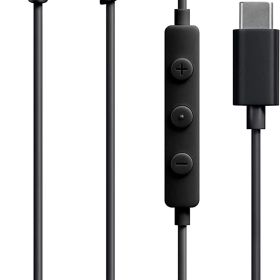 【新品】1週間以内発送 オーディオテクニカ マイク付きイヤホン ATH-CKS330C / USB Type-C/重低音 有線 1.2m /カナル型 ブラック ATH-CKS330C BK