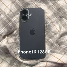 《美品》iPhone16 ブラック 128GB 本体 海外版