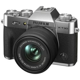 【中古】 富士フイルム(FUJIFILM) ミラーレス一眼 X-T30II XCレンズキット シルバー F X-T30 II LK-1545-S JP 日英二言語モデル