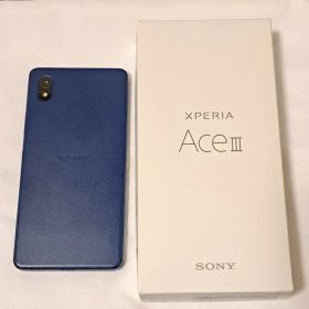 SONY Xperia AceIII SOG08 ブルー 箱付き