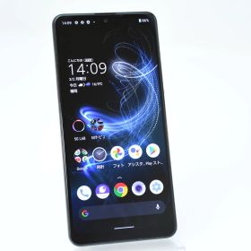 【液晶美品】Softbank SIMフリー AQUOS zero5G basic A002SH ブラック