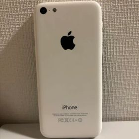 iPhone 5c 16GB ホワイト 初期化済み 動作確認済 角傷あり