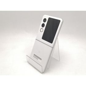 【中古】ZTE ymobile 【SIMフリー】 nubia Flip 2 6GB 128GB ホワイト A404ZT【ECセンター】保証期間１ヶ月【ランクB】