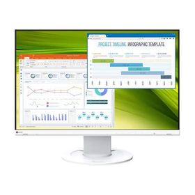 【お取り寄せ】EIZO 液晶ディスプレイ 22.5型 ベーシック ホワイト EV2360-WT ディスプレイ モニター本体 デイスプレイ パソコン 家電