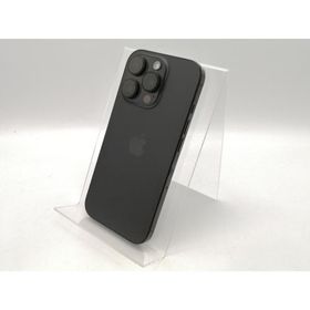 【中古】Apple 国内版 【SIMフリー】 iPhone 16 Pro 128GB ブラックチタニウム MYMV3J/A【ECセンター】保証期間１ヶ月【ランクB】