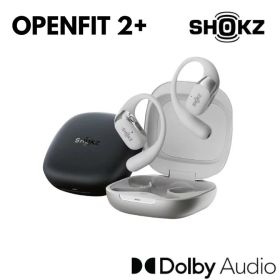 Shokz ショックス OpenFit2+ オープンフィットツープラス T921 Dolby Audio オープンイヤー 完全ワイヤレスイヤホン 最大48時間再生 Bluetooth5.4 通話可能 IP55規格【カラー：2色】