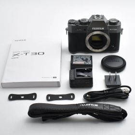 B#11464 富士フイルム(FUJIFILM) ミラーレス一眼カメラ X-T30ボディ チャコールシルバー X-T30-CS