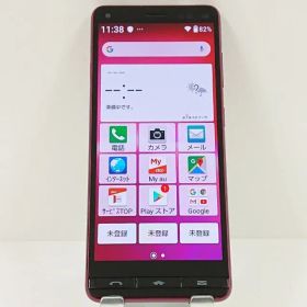 BASIO4 KYV47 au ワインレッド 送料無料 本体 c17451