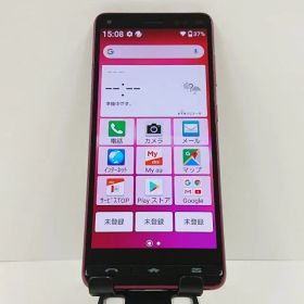 BASIO4 KYV47 au ワインレッド 送料無料 本体 c17626