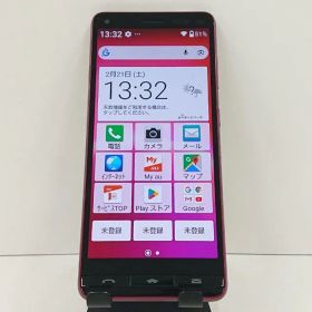 BASIO4 KYV47 au ワインレッド 送料無料 本体 c17402