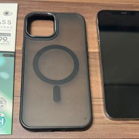 iPhone 12 Pro Max グラファイト ケース付き