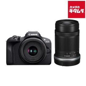 【新品】キヤノン EOS R100 ダブルズームキット Canon ミラーレス一眼カメラ Wi-Fi搭載 入門 初心者 《納期約１－２週間》