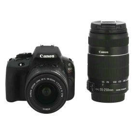 中古 デジタル一眼 ダブルズームキットCanon キヤノンEOS Kiss X7 ダブルズームキット 311073048701コンディションランク【B】（商品 No.05-0）