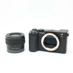 【中古】 《良品》 SONY α7C II ズームレンズキット ILCE-7CM2L B ブラック【ビューファインダーユニットファインダーカバーSDスロット部品交換/3群レンズ交換修理/各部点検済】 [ デジタルカメラ ]